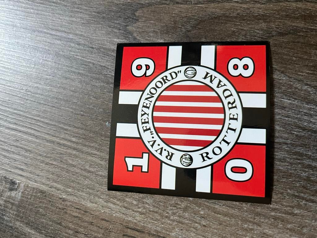 Feyenoord sticker 1908 - R.V. & A.V. Rotterdam, Ophalen of Verzenden, Nieuw, Sport