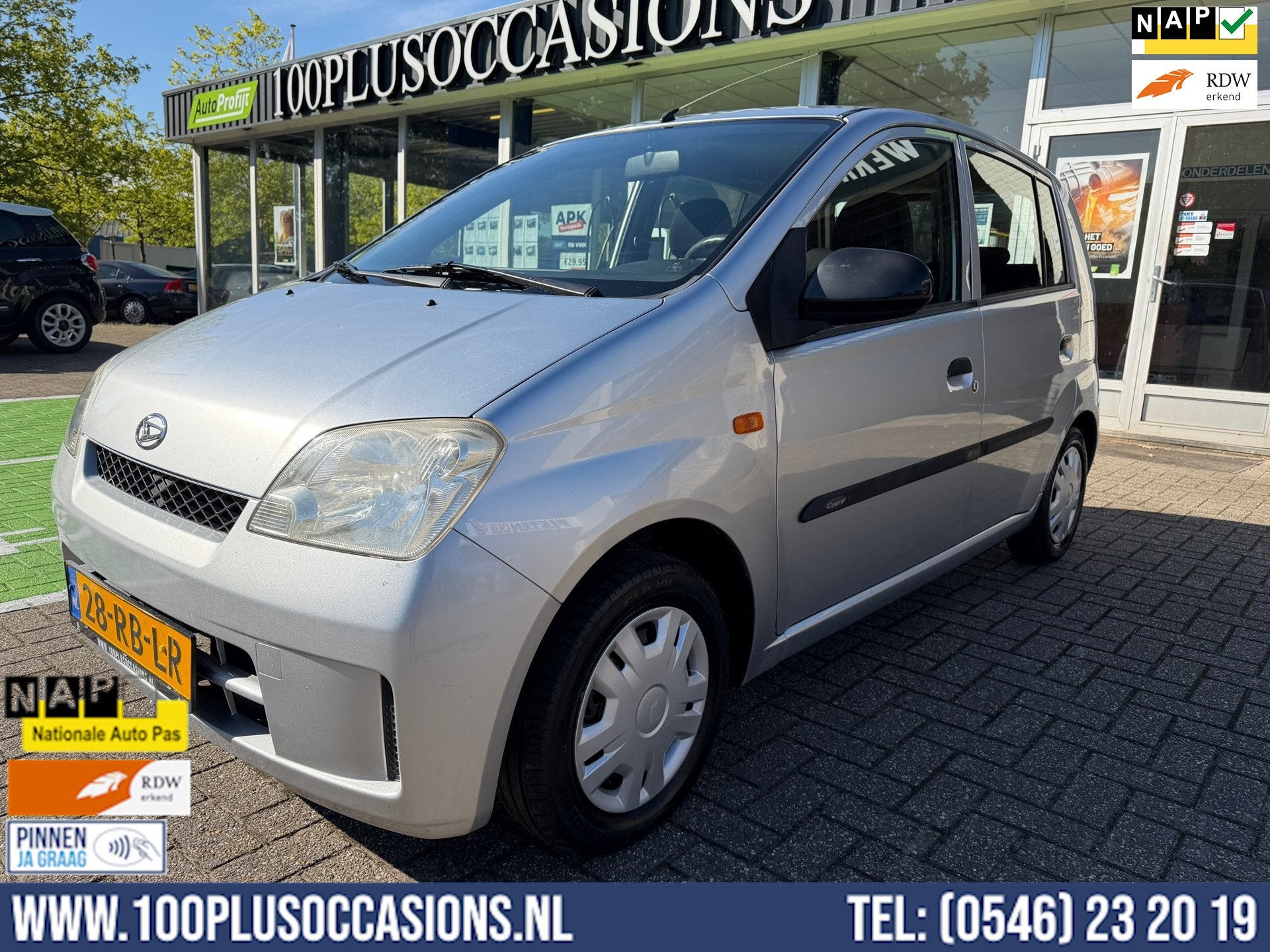 Daihatsu Cuore 1.0-12V Nagano | Nwe apk | 5 deurs | Kleine b, Auto's, Daihatsu, 4 stoelen, Cuore, Origineel Nederlands, Handgeschakeld