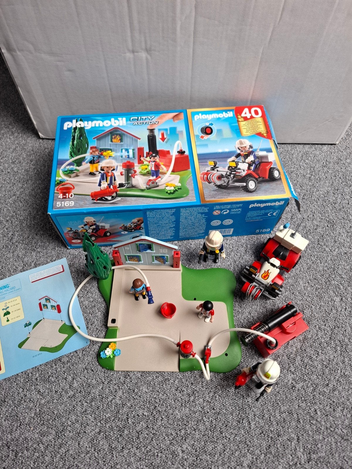 Playmobil City Action Brandweer Set 5169, Ophalen of Verzenden, Zo goed als nieuw, Jongen of Meisje