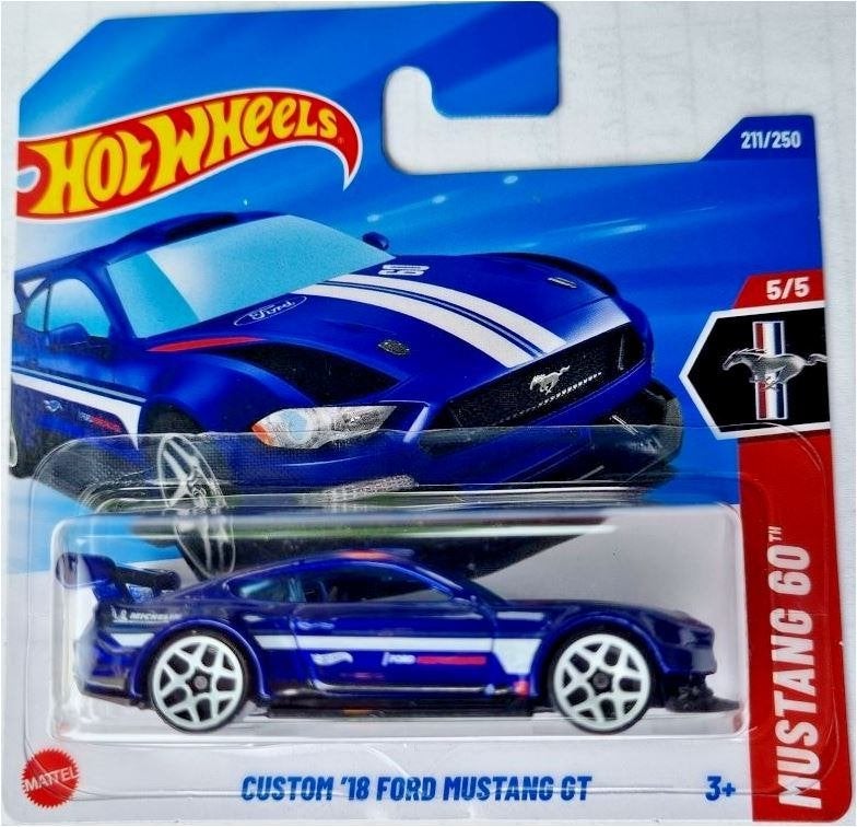 2025 Hot Wheels Custom '18 Ford Mustang GT, Ophalen of Verzenden, Nieuw