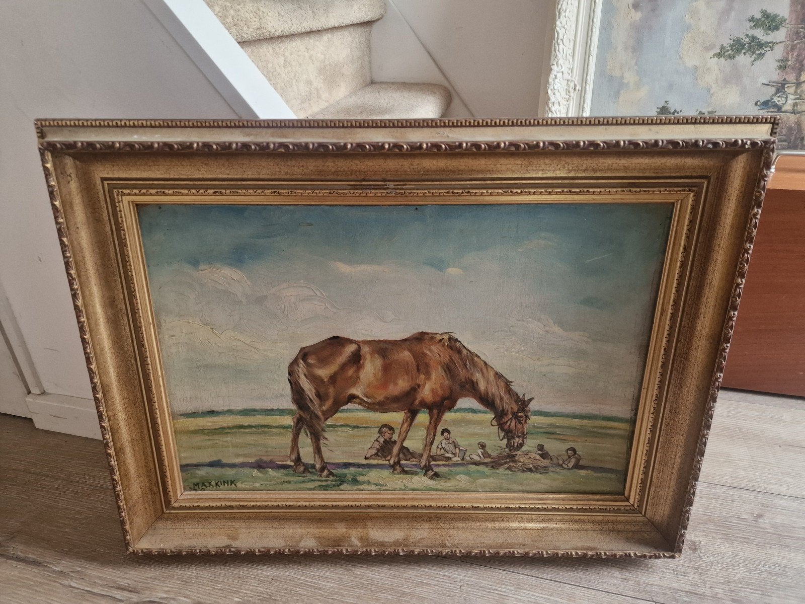 oude schilderij, Antiek en Kunst, Ophalen