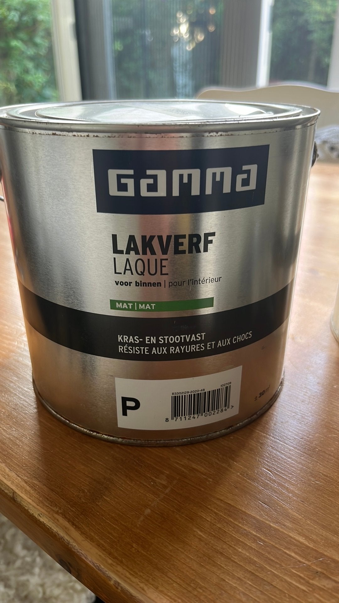 2,5 L lakverf van gamma nooit geopend RAL9016, Ophalen of Verzenden, Zo goed als nieuw