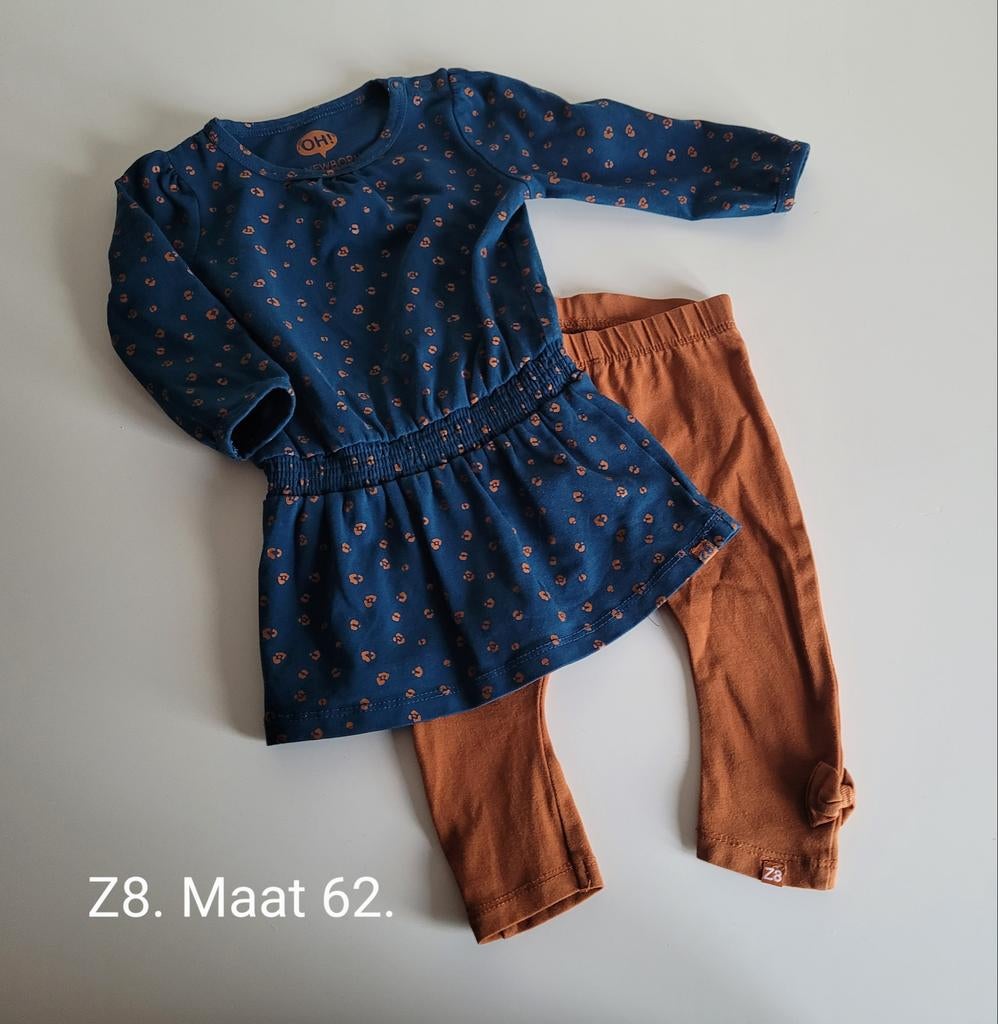Leuke set: jurkje en legging (Z8, maat 62), Ophalen of Verzenden, Zo goed als nieuw, Meisje, Setje