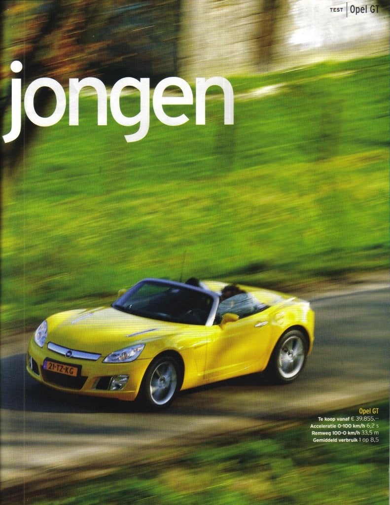 Autovisie test Opel GT 2007, Ophalen of Verzenden, Gelezen, Opel