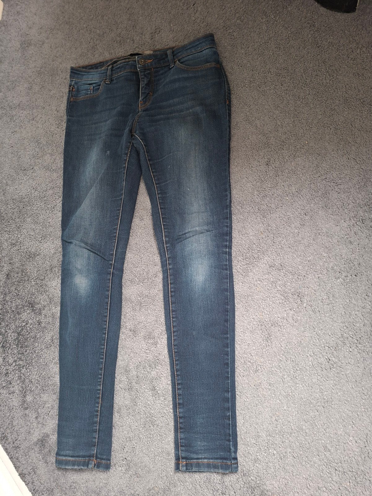 spijkerbroek maat:40, Kleding | Dames, Spijkerbroeken en Jeans, Ophalen of Verzenden, Zo goed als nieuw, Blauw, W30 - W32 (confectie 38/40)