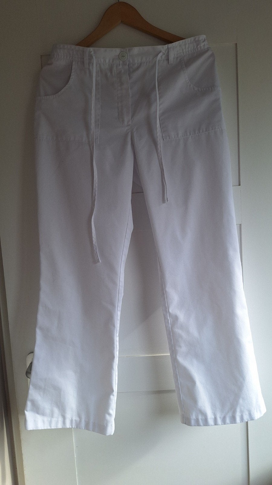 Pedicure/ schoonheidsspecialiste broek maat 38, Wit, Nieuw, Lang, Ophalen