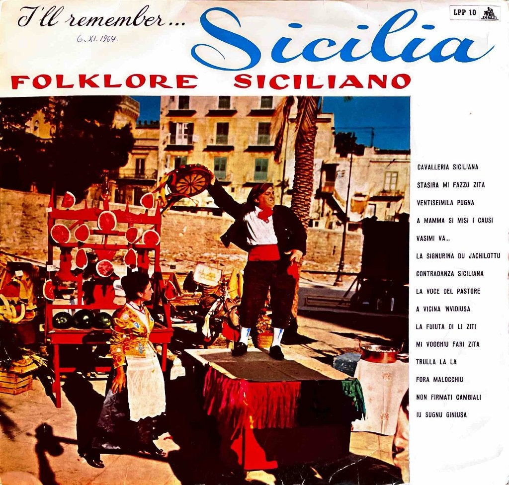 Folklore Siciliano - Guiseppe Santonocito e il suo Complesso, Cd's en Dvd's, Vinyl | Pop, LP, Gebruikt, Inclusief binnenhoes, Ophalen of Verzenden