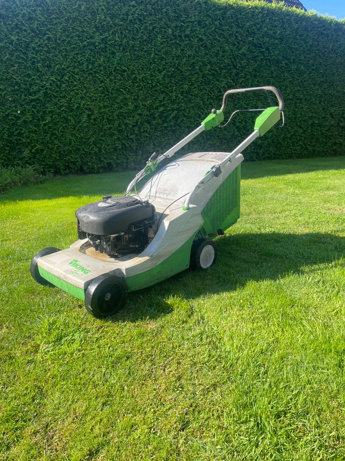 Viking MB 505 MM, Ophalen, Gebruikt, Benzine-grasmaaier