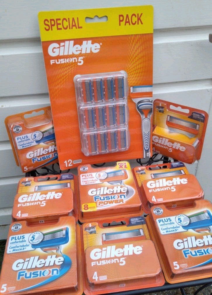 Gillette Fusion 5 scheermessen, Verzenden, Nieuw, Gehele gezicht, Overige typen
