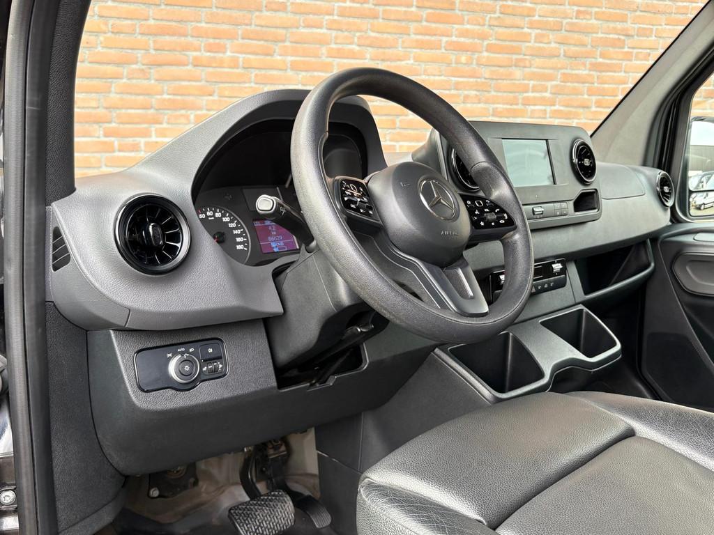 Mercedes-Benz Sprinter 316CDI 164PK L2H1 7G-Tronic / Cruisec, Auto's, Bestelauto's, 4 cilinders, Zwart, Mercedes-Benz, Bedrijf