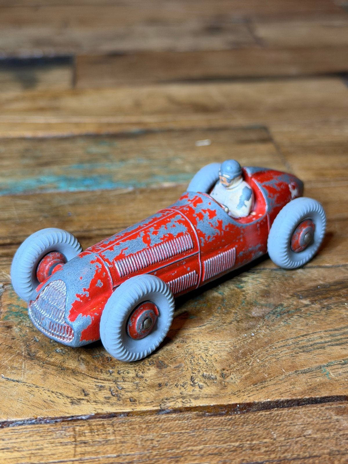 Dinky Toys 23F Alfa-Romeo nr. 8 – vroege GP-racer, Ophalen, Gebruikt, Auto, Dinky Toys