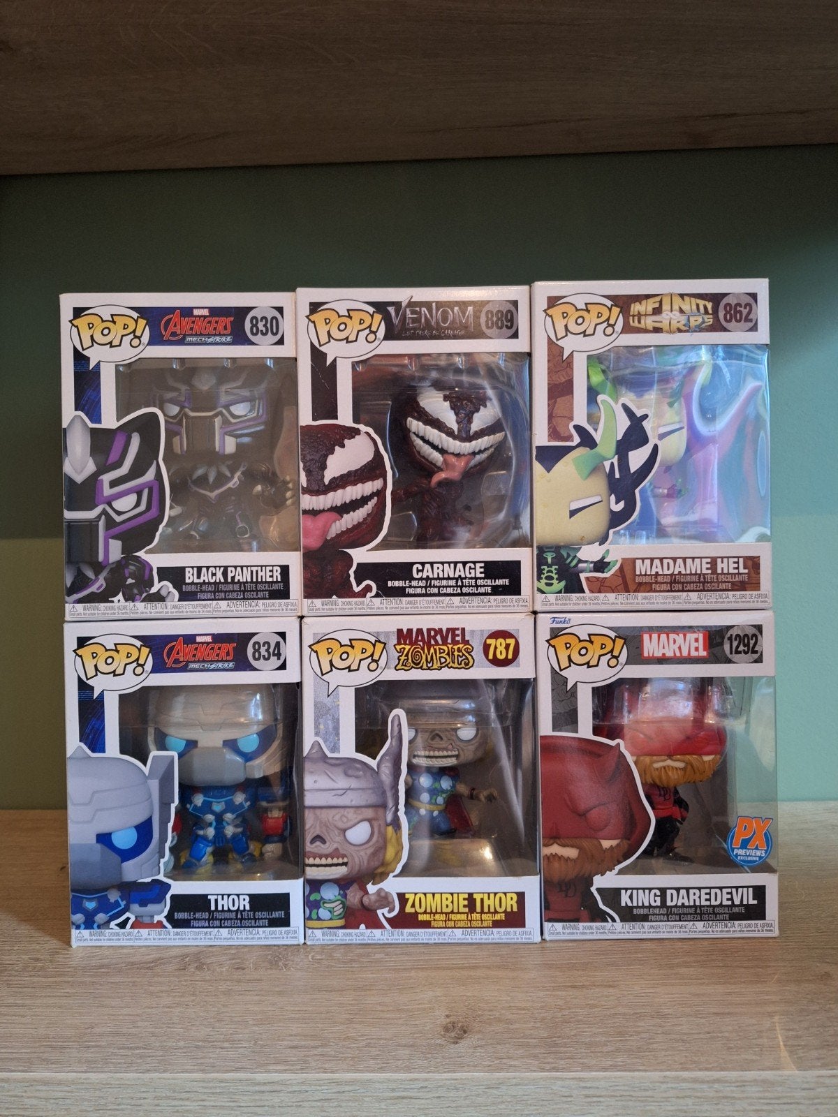Funko Pop! Marvel Collectie - 6 stuks, Verzamelen, Poppetjes en Figuurtjes, Ophalen, Zo goed als nieuw