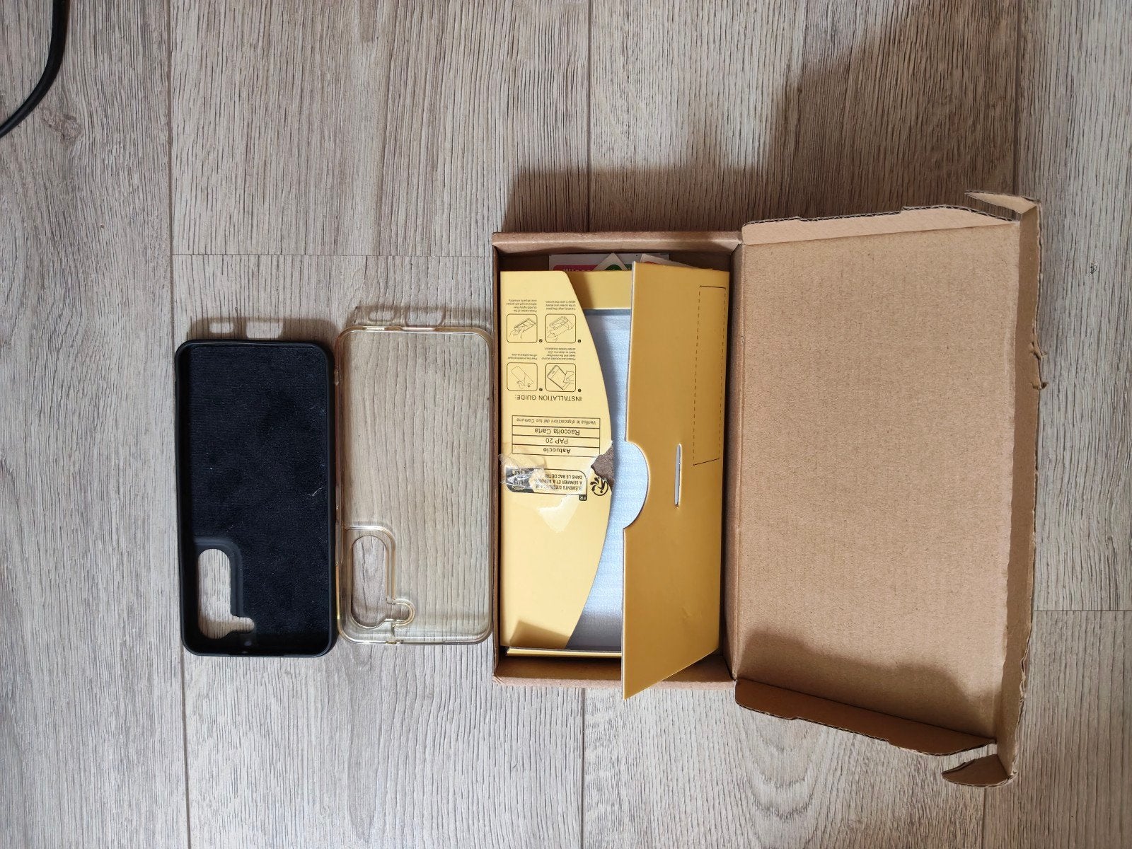 5x privacy screen protector s22 + 2 hoesjes, Ophalen of Verzenden, Nieuw