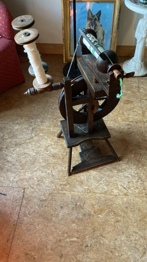 Spinnenwiel, Ophalen
