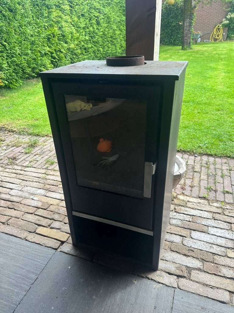 Hout kachel victoria capri (zonder pijp), Ophalen, Gebruikt