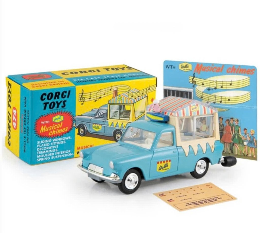 Ford Thames Wall's Ice Cream MUSIC Van Corgi NEW 1/46 R. 474, Verzenden, Nieuw, Auto, Corgi
