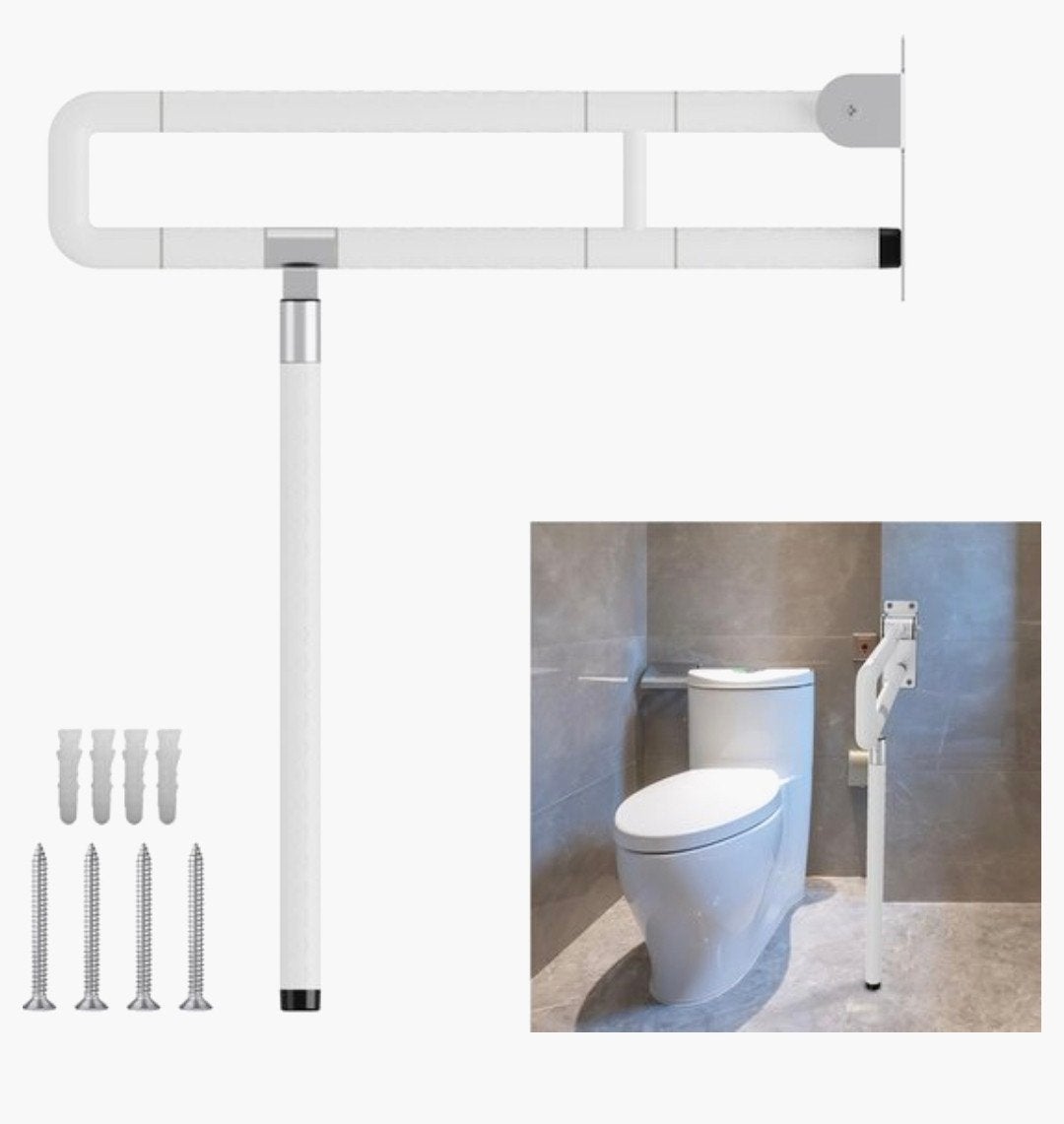 Toiletbeugel opklapbaar met steunvoet, Ophalen of Verzenden, Nieuw, Overige typen