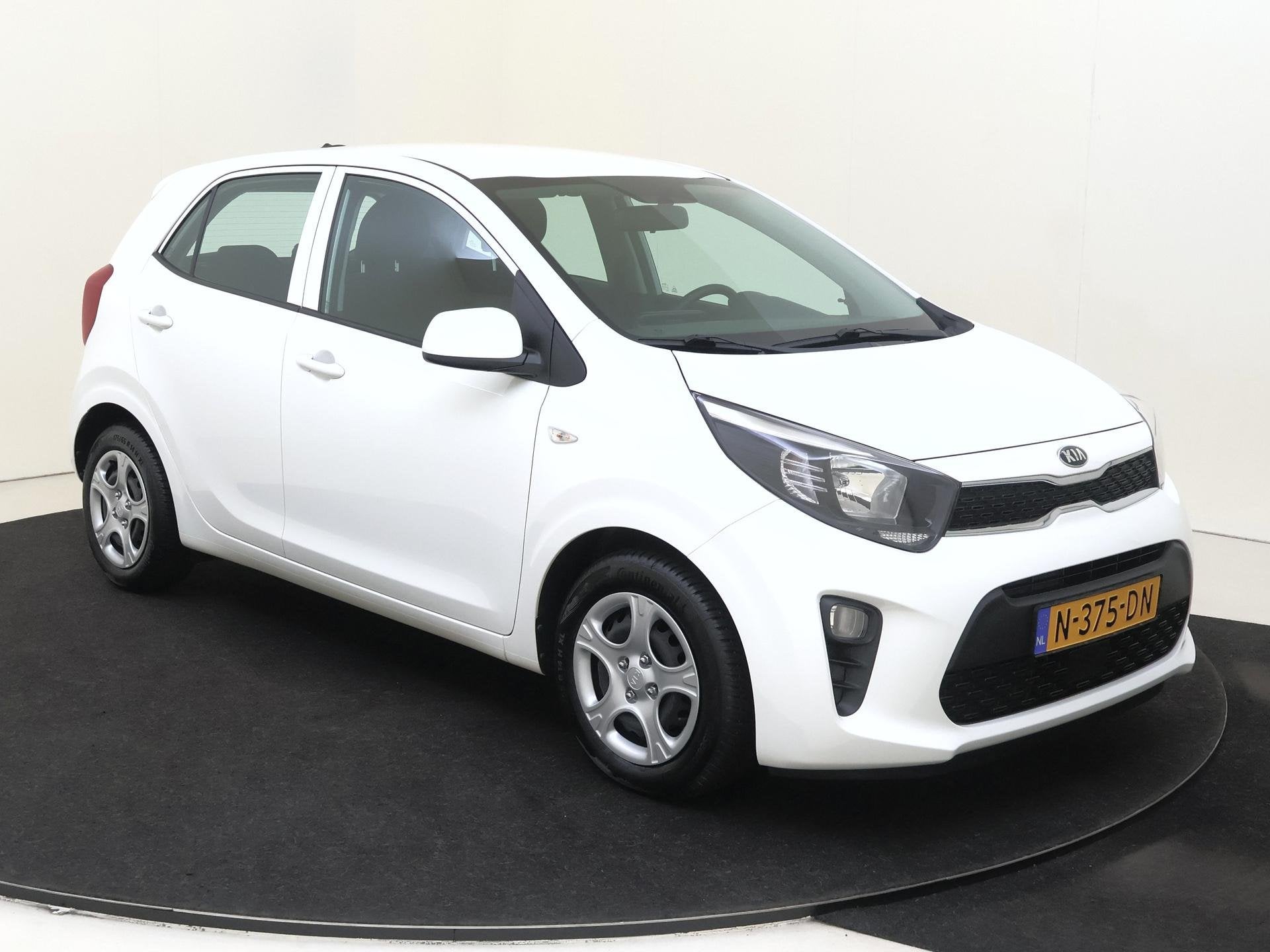 Kia Picanto 1.0 DPi ComfortLine 5p | BTW| Airco | Electr ram, Voorwielaandrijving, Gebruikt, Wit, Origineel Nederlands