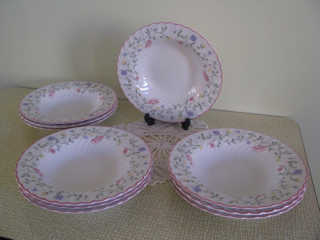 Summer Chintz * diep bord * rond 21 cm * voor soep # pasta *, Ophalen of Verzenden, Zo goed als nieuw, Bord(en), Wedgwood
