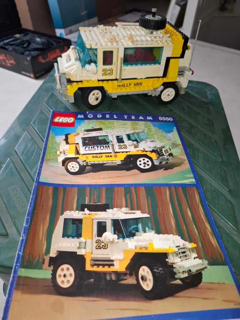 Lego Model Team 5550 Rally Van met instructies, Gebruikt, Overige thema's, Lego, Compleet