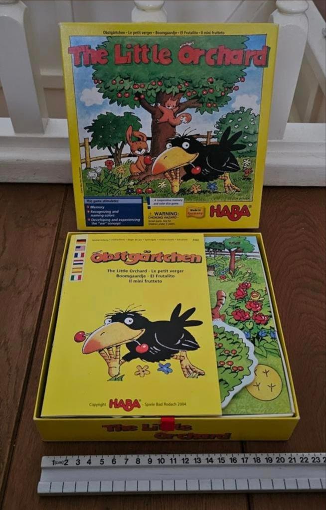 Boomgaardje- HABA- compleet- netjes-Verzend ook, Hobby en Vrije tijd, Gezelschapsspellen | Bordspellen, Ophalen