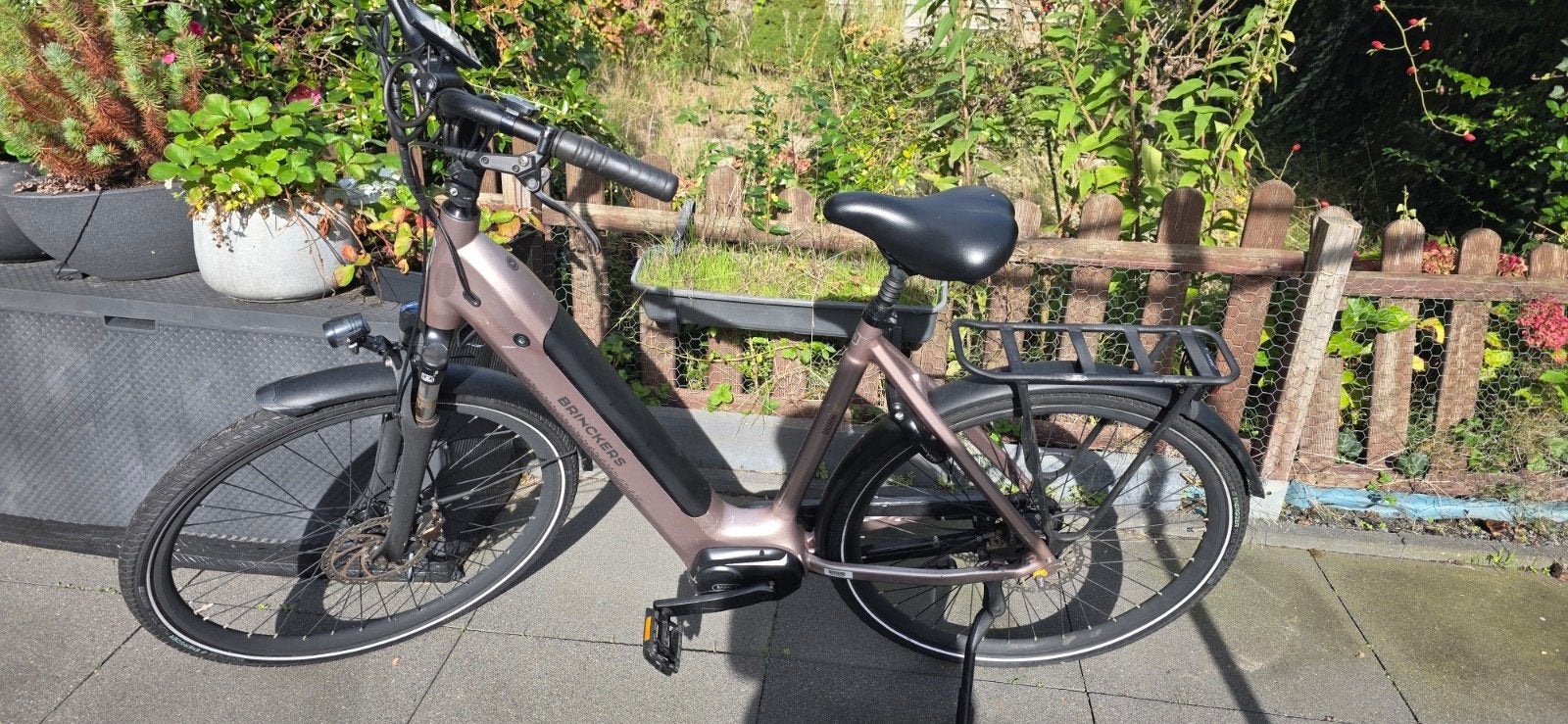 Brinckers elektrische fiets - kleur sand matt, Ophalen, Gebruikt, Brinckers, 50 km per accu of meer