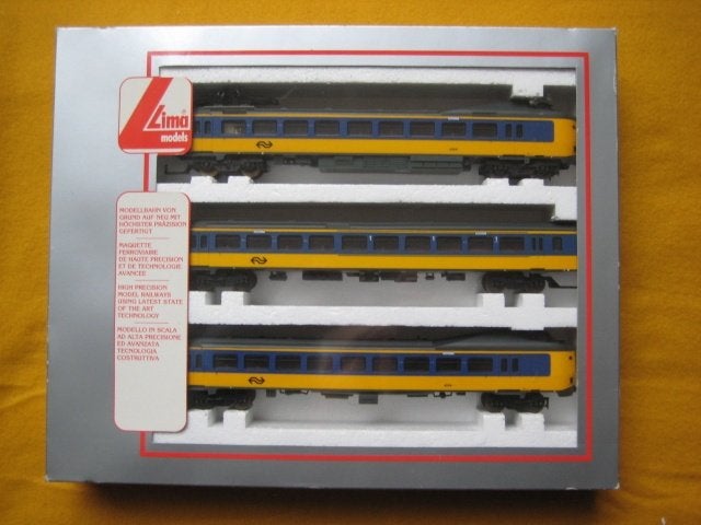 Koploper treinstel set NS Lima H0 HO, Treinset, Gelijkstroom, Ophalen of Verzenden, Lima