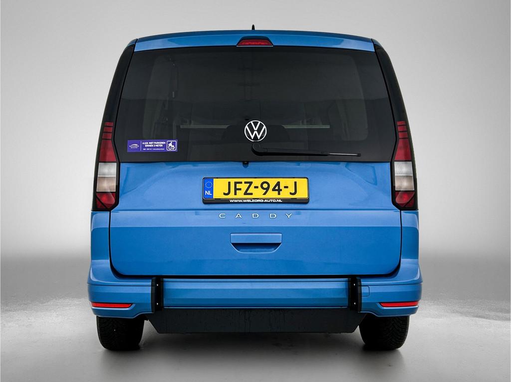 Volkswagen Caddy Maxi 1.5 TSI Life Direct leverbaar! Rolstoe, Auto's, Voorwielaandrijving, 12 maanden, Euro 6, Blauw