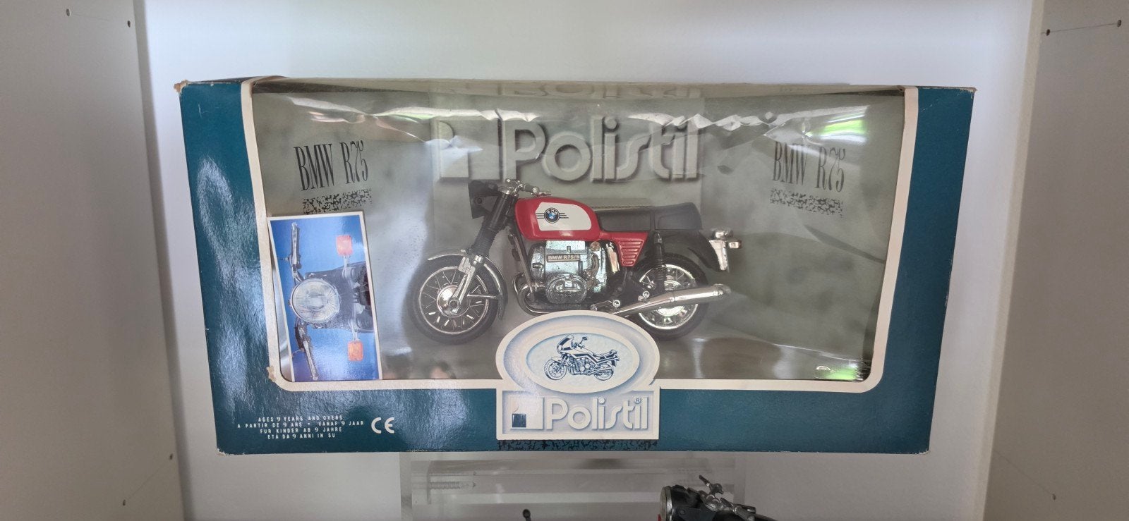 Polistil BMW R75/5 Schaal 1:15 Als Nieuw in OVP Vintage, Overige merken, Ophalen of Verzenden, Zo goed als nieuw, Groter dan 1:32
