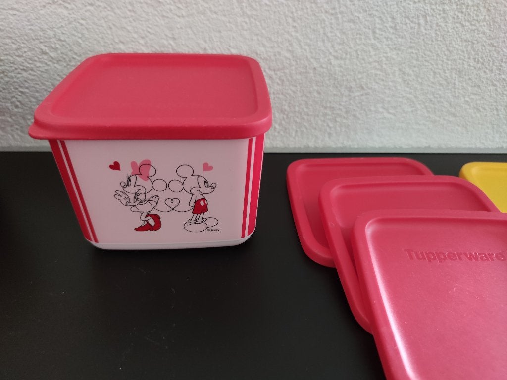 Tupperware bakje Disney Mickey en Minnie Mouse, Overige kleuren, Ophalen of Verzenden, Bak of Kom, Met deksel