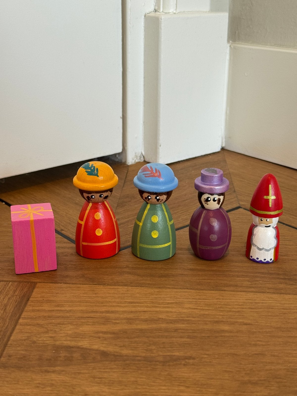 Sinterklaas en pegdolls hout, Ophalen of Verzenden
