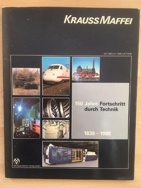 boek over Krauss Maffei, Boeken, Ophalen of Verzenden, Zo goed als nieuw, Trein