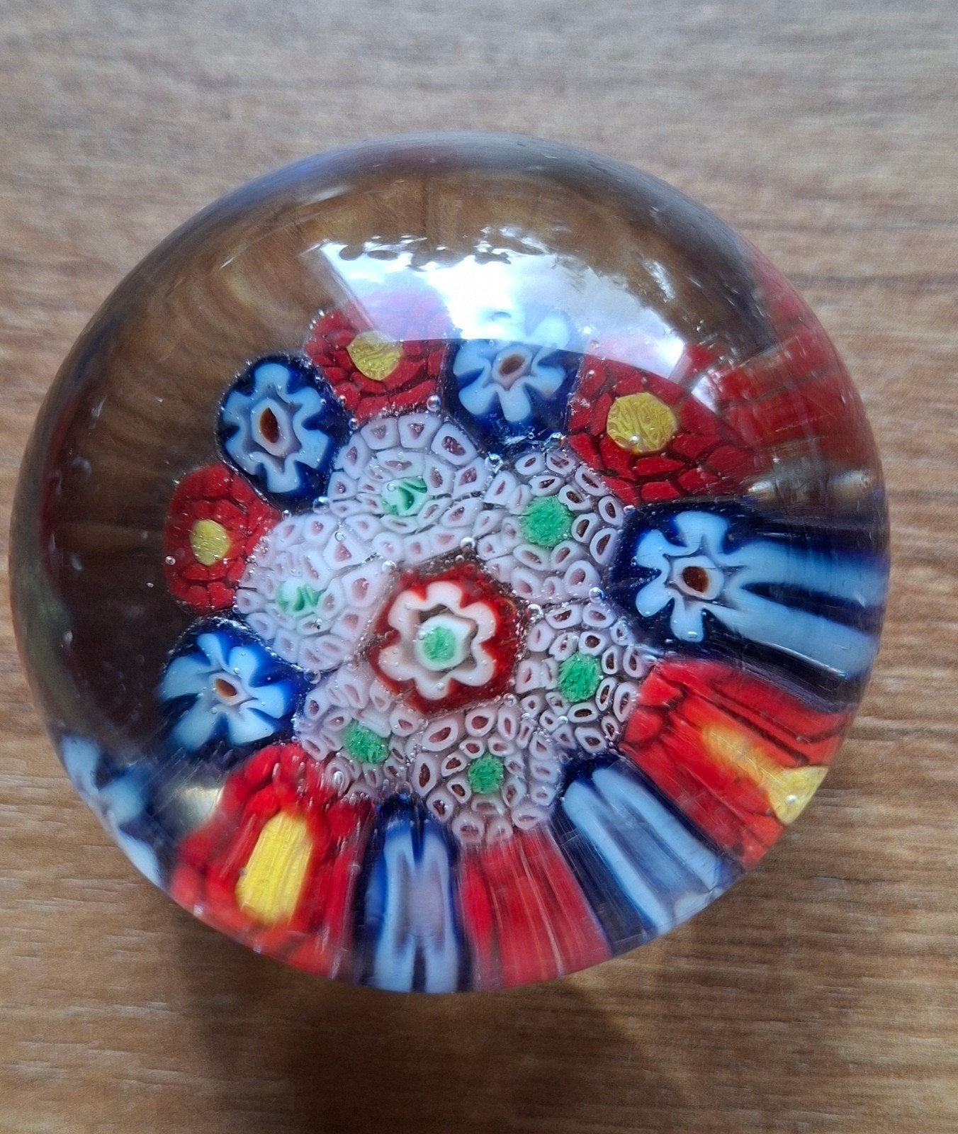 Vintage Murano Millefiori Presse-papier – miniatuur, Ophalen of Verzenden