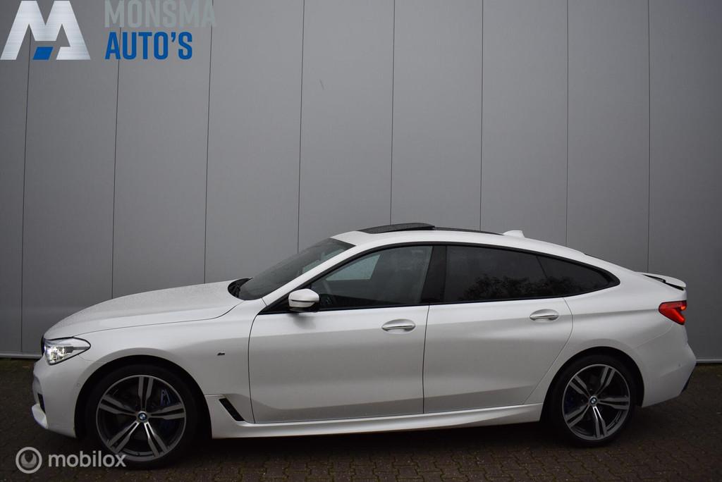 BMW 630i GT M-Sport Mineralweiss Pano HUD Nappa Softclose 36, Auto's, Automaat, 1998 cc, Achterwielaandrijving, Gebruikt
