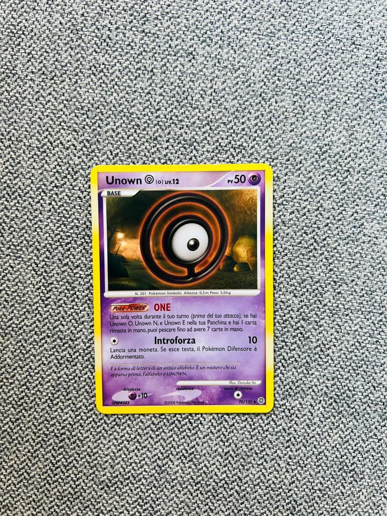 Unown 70/132 Secret Wonders Pokemon, Verzenden, Zo goed als nieuw, Losse kaart, Foil