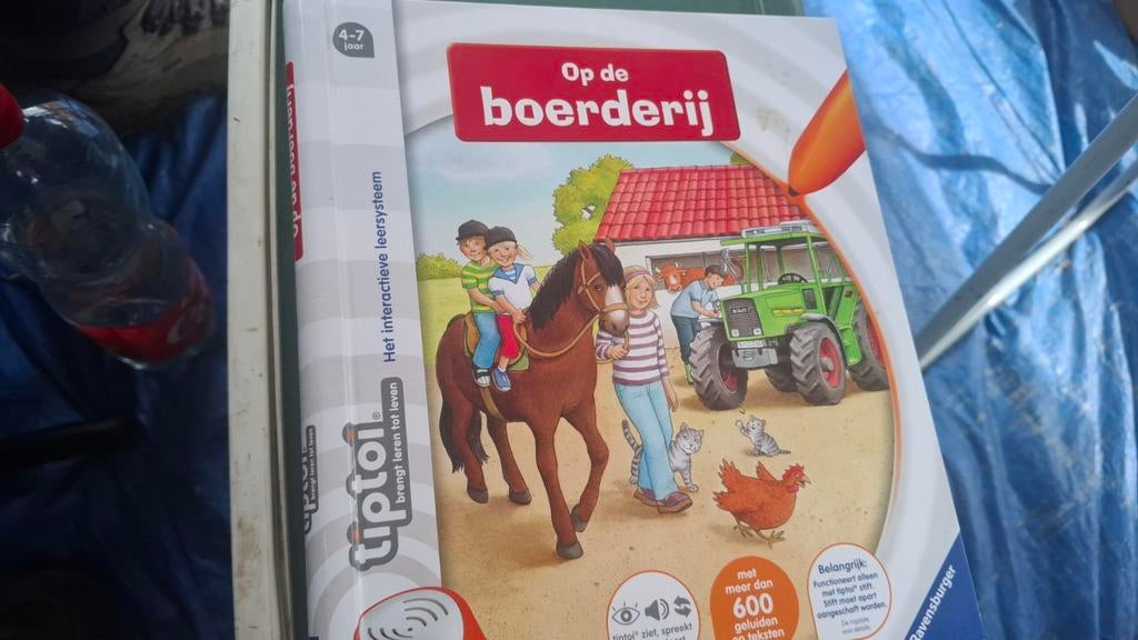 Tiptoi boek op de  boerderij, Kinderen en Baby's, Speelgoed | Educatief en Creatief, Ophalen of Verzenden, Zo goed als nieuw, Ontdekken