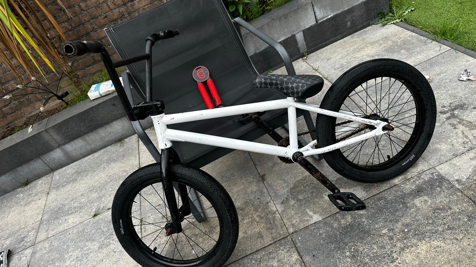 Custom BMX 18 inch frame - Gebruikt, Ophalen, Gebruikt, Staal, 16 tot 20 inch