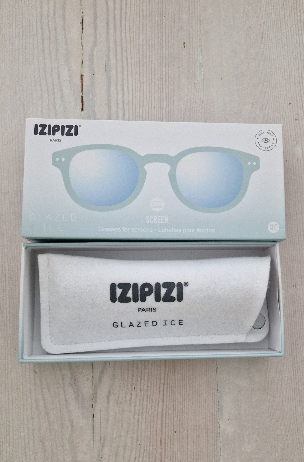 Izipizi Schermleesbril #C Frozen Blue, Overige merken, Nieuw, Bril, Verzenden