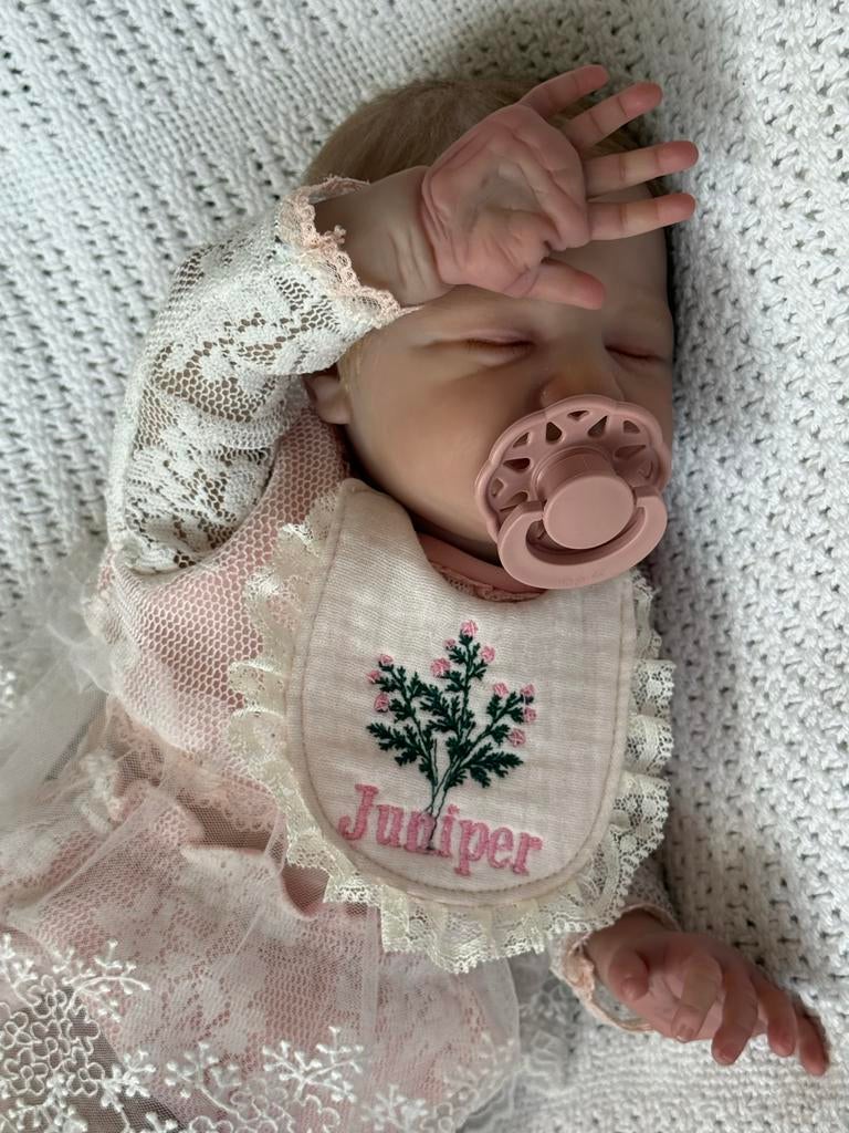Reborn babypop Juniper - Andrea Arcello sculpt, Ophalen of Verzenden, Nieuw, Babypop