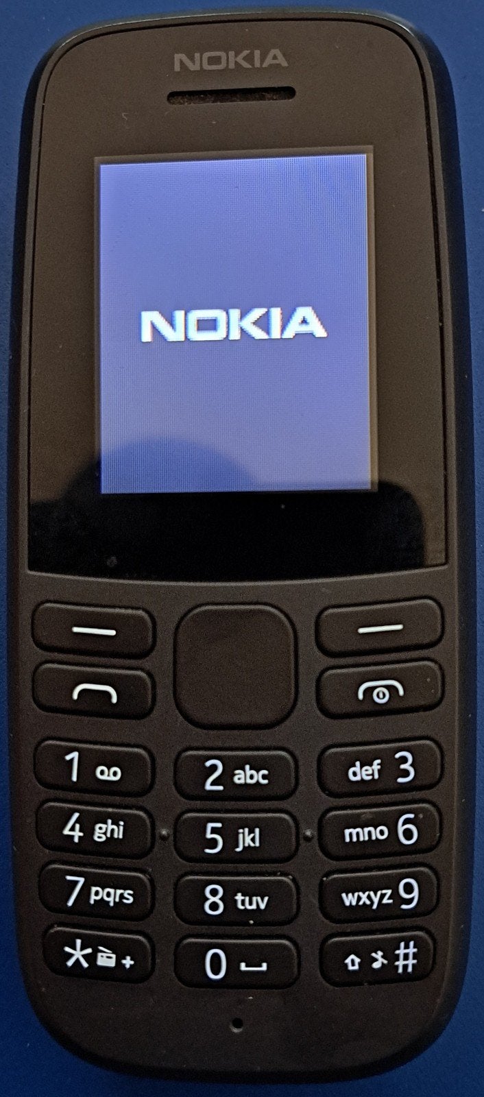 Nokia 105 (Model TA-1203, 2019) - Klassieke mobiele telefoon, Geen camera, Zwart, Fysiek toetsenbord, Ophalen of Verzenden
