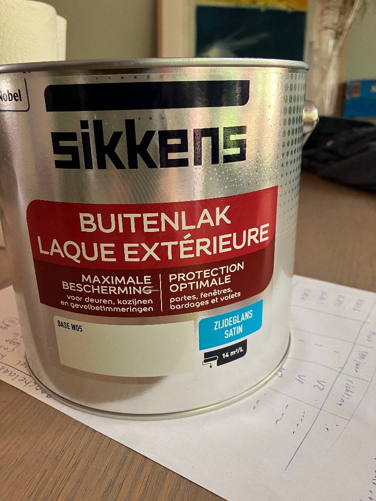 sikkens buitenverf, Doe-het-zelf en Verbouw, 5 tot 10 liter, Nieuw, Ophalen of Verzenden, Lak