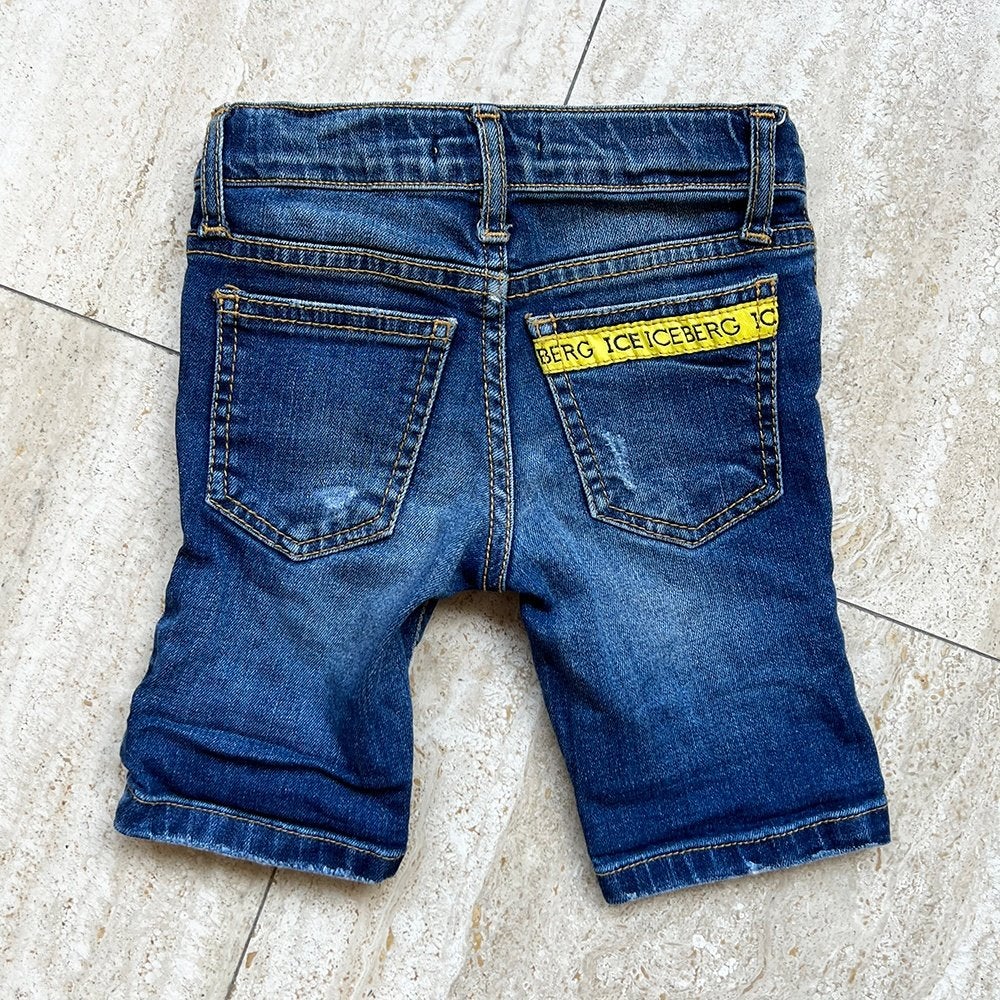 Mooie ICEBERG Jeans 1 - 00 (Maat 12M/cm.80) € 20,-, Broekje, Jongetje of Meisje, Ophalen of Verzenden, Zo goed als nieuw