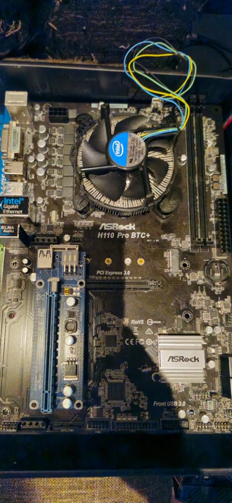 Complete Mining Setup i5 6500 8gb ddr4 13 rizers, Gebruikt, LGA 1151, DDR4, Ophalen of Verzenden