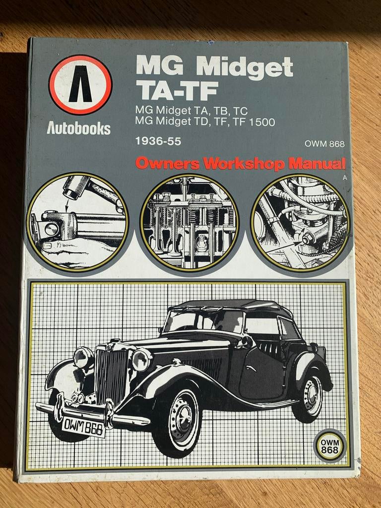 MG Midget TA-TF Owners Workshop Manual 1936-55, Boeken, Ophalen, Gelezen, Overige merken
