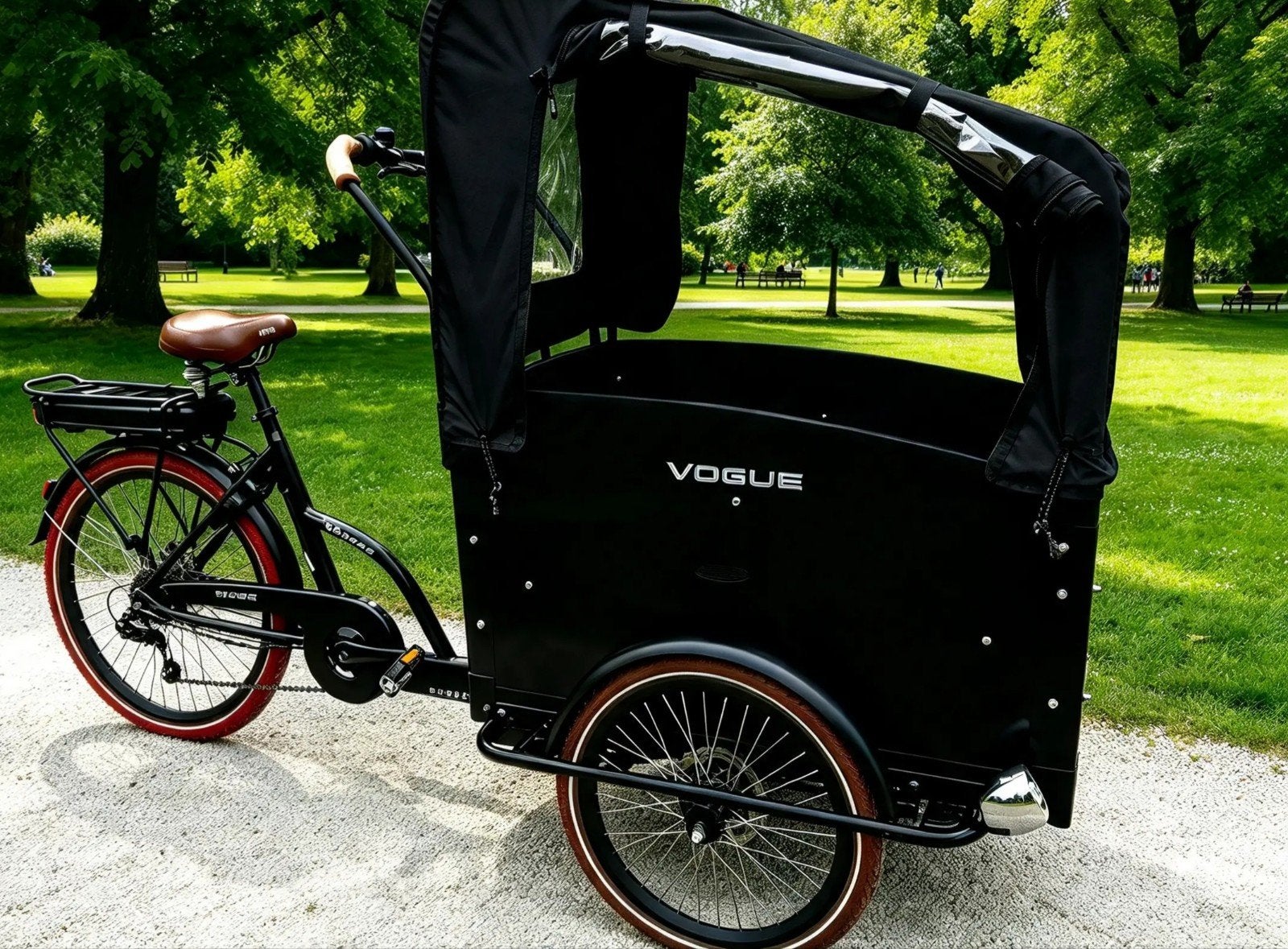 mooie zelfrijdende elektrische bakfiets 4 kids/hondendeur, Ophalen, Zo goed als nieuw, 4 kinderen of meer, Elektrisch