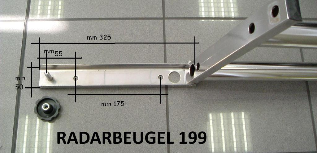 3 typen neerklapbare RVS radarbeugels. Prijzen v.a. € 499,95, Ophalen of Verzenden, Nieuw, Overige typen
