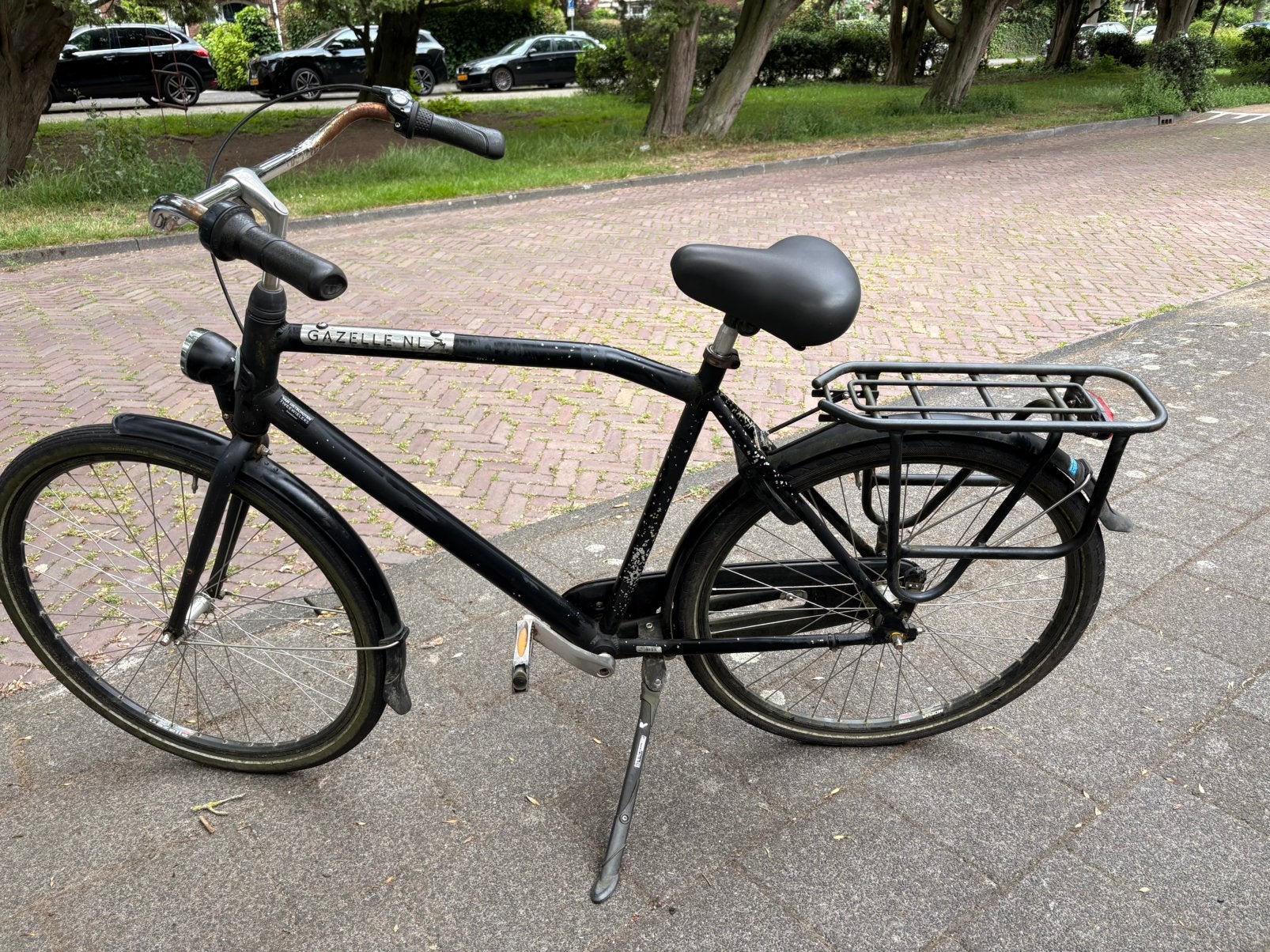 Gazelle heren opknapfiets, Ophalen, Terugtraprem, Gebruikt, Versnellingen