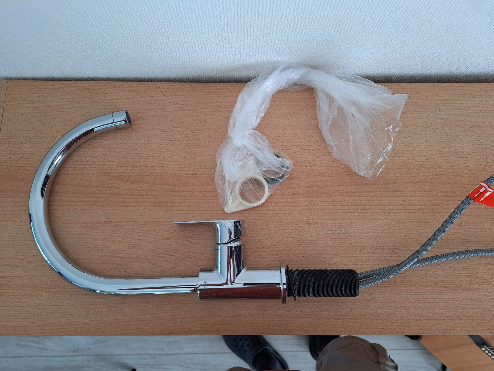 Grohe Bauedge Keukenmengkraan, Huis en Inrichting, Overige typen, Ophalen of Verzenden, Zo goed als nieuw, Grohe