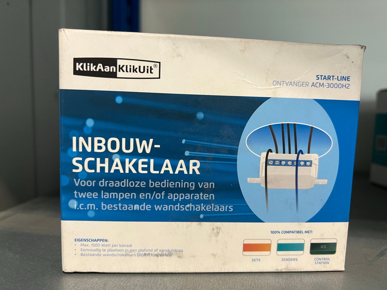 Klikaanklikuit - Inbouw schakelaar (2 stuks), Ophalen of Verzenden, Nieuw, Overige merken, Schakelaar