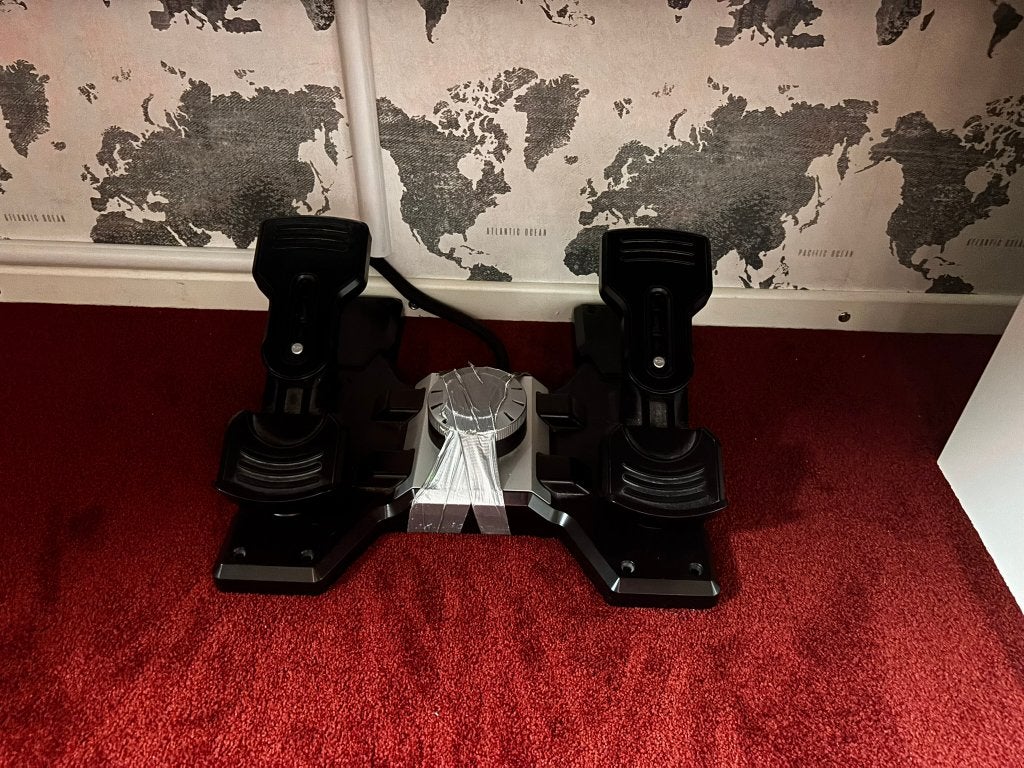 Logitech G Saitek Pro Flight Rudder Pedals, Computers en Software, Joysticks, Ophalen of Verzenden, Gebruikt, Logitech